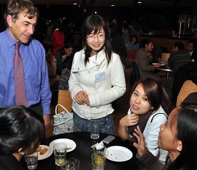 University of Southampton staff meeting students overseas