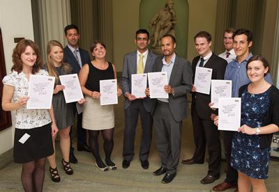 James Fuller and fellow shortlisted entrants for the 2012 Award