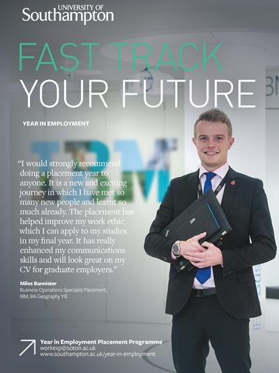 The Year in Employment is a great opportunity for students