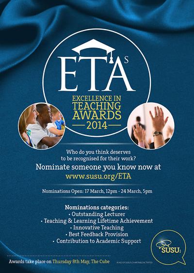 Know a lecturer or member of teaching staff that has excelled over the last year?