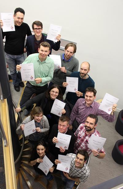 The prize winners!