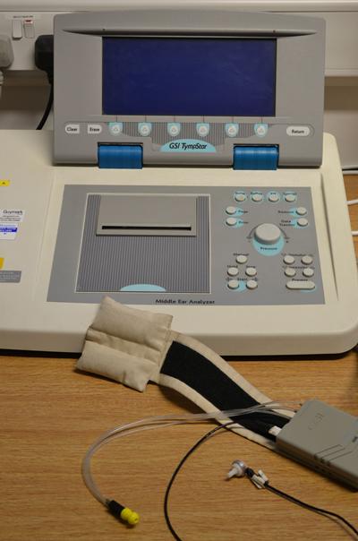 Testing middle ear function