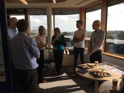 Welcome refreshments on top floor of Health Sciences Building