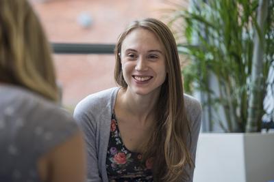 Student smiling 