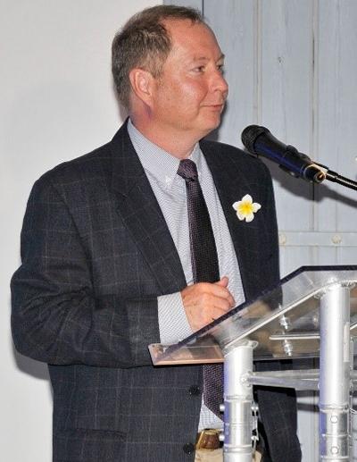 Professor Damon Teagle presenting at CMMI 