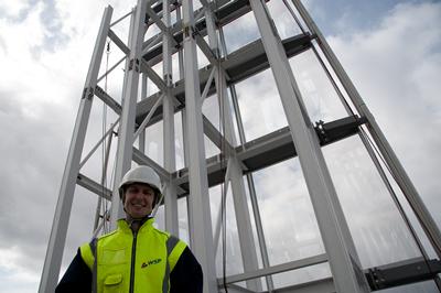Richard was the senior engineer responsible for the core of the Shard providing  its central stability