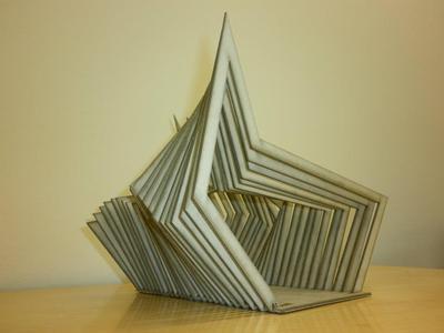 Student work cut out by one of the campus Laser Cutters