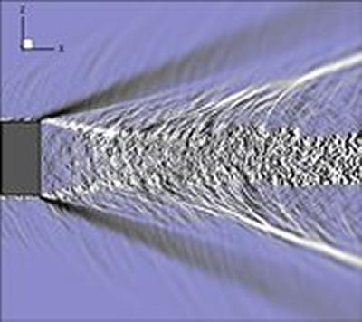 Visualisation of a wake