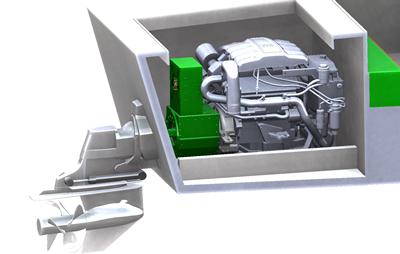 Hybrid engine.