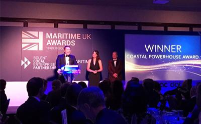 Maritime UK Awards acceptance speech