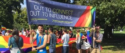 Pride Banner parade