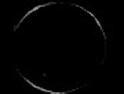 high-speed image showing three spinning detonation heads (right).
