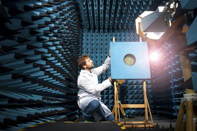 Researchers at work