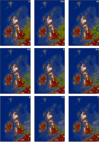 Holocene inundation, from Sturt et al. 2013