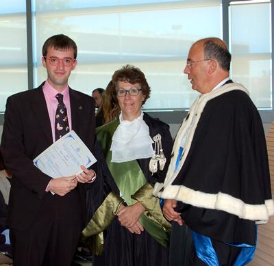 Marco Facciotti, Professor Lorenza Operti and Professor Gianmaria Ajani