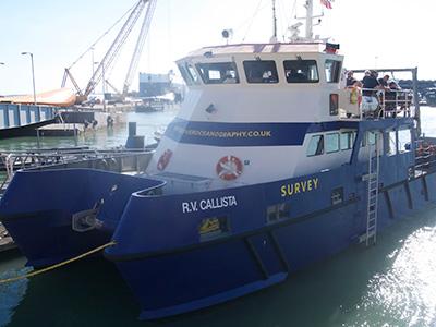 The University's research vessel, Callista