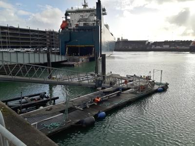 Pontoons in Empress Dock