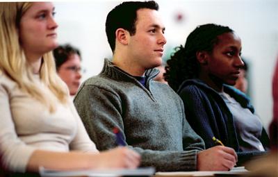 Students in a lecture