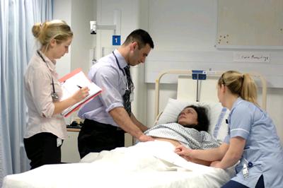 Listening to consultants talking to patients is really useful