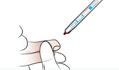 Finger prick blood collection