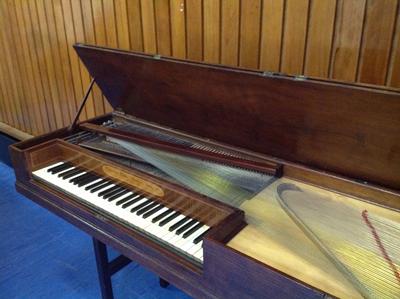 The Ganer Square in our wood-panelled Keyboard Room (designed by Sir Basil Spence)