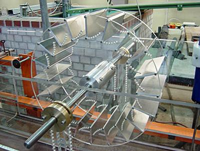 Our micro-hydropower group is currently involved with two prototype projects and conducts research and advises on water wheel design.