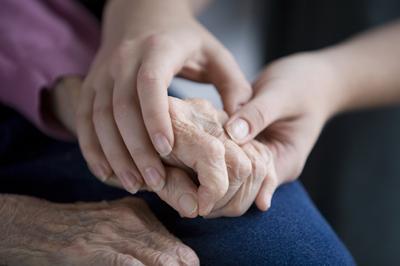 Image of elderly hands