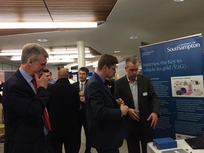 From right to left: Professor Andrew Cruden, The Rt Hon Greg Clark, Professor Phil Nelson