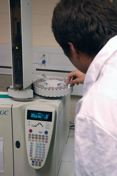 We have a range of spectrometers capable of analysing a variety of sample types
