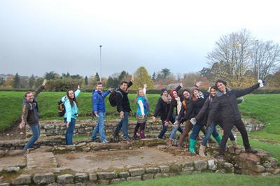 to the legionary fortress at Caerleon