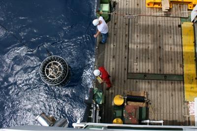 Trace Metal Rosette deployment aboard the RRS James Cook during cruise JC068