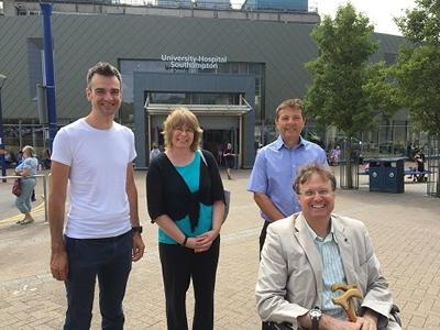 Arriving at University Hospital Southampton