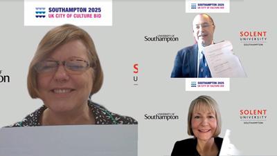 Virtual signing as universities' support City of Culture bid.