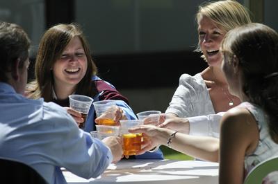 Students celebrating
