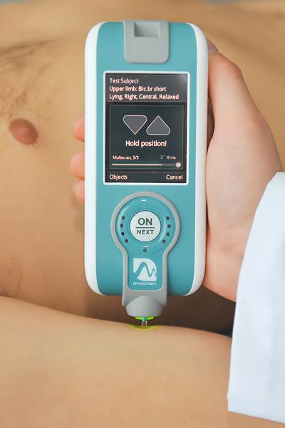 for measuring mechanical properties of muscle