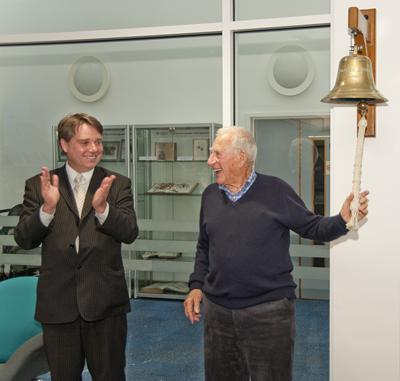 Professor Walter Munk and Professor Ed Hill