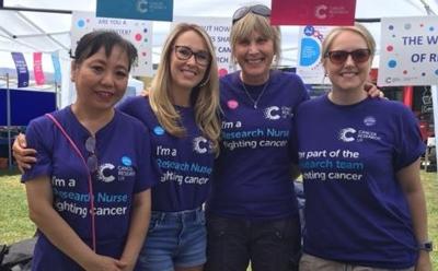 Research nurses at Southampton Mela