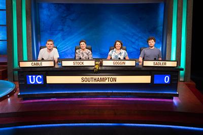 Southampton team for BBC's University Challenge 