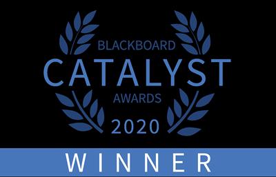 Blackboard Catalyst Award 2020 winners logo