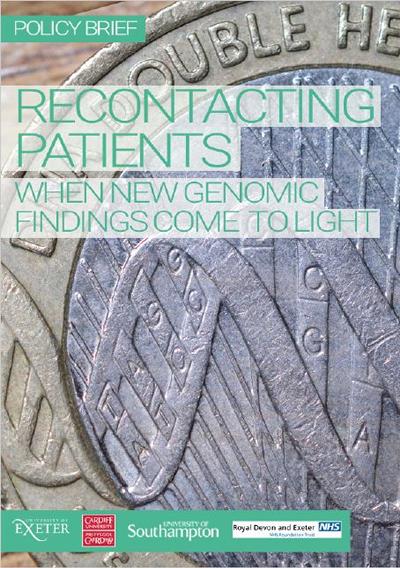 Recontacting patients when new genomic findings come to light