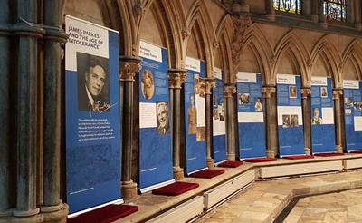 The Parkes Exhibition in Lincoln Cathedral 