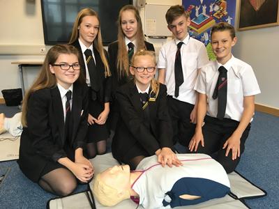 Pupils from Noadswood school 