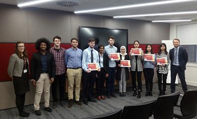 PwC visit with students and Anita