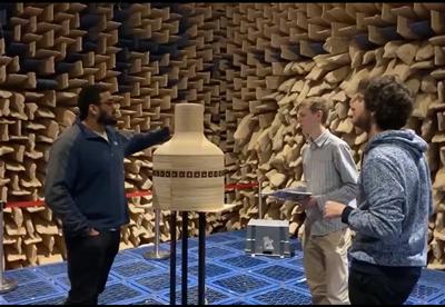33-speaker cylindrical array
