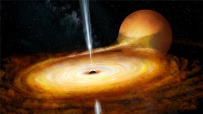 Illustration of black hole