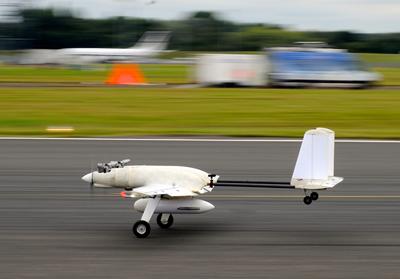 Spotter taking off