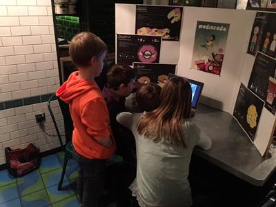 Children enjoying the game