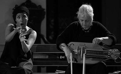 Elaine Mitchener and Sylvia Hallett