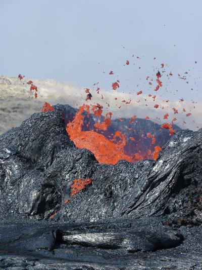 Magma often seen at magmatic rifted
