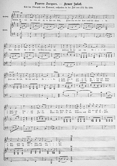 18th-century musical score